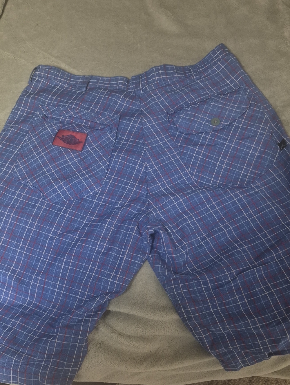 Jordan Blue Plaid Men's Chinos